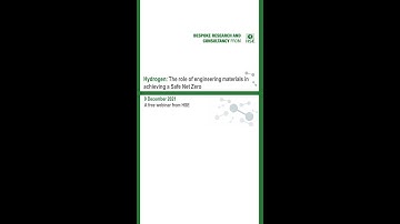 Join HSE specialists for a free Hydrogen Materials Webinar