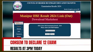 COHSEM TO DECLARE 12 EXAM RESULTS AT 3PM TODAY | 13 MAY 2024