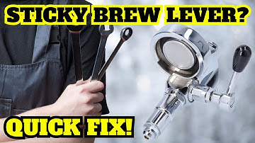 Sticky/Squeaky E61 Brew Lever fix | Cam Lubrication