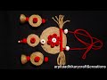 DIY handmade jute jewellery making with cotton ball
