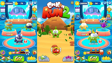 Om Nom Run 2 vs Om Nom Run Gameplay Boo and Om Nelle