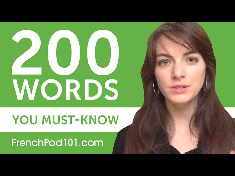 200 Words Every French Beginner Must-Know