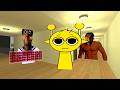 MY NAME IS SPRUNKI CUTE OBUNGA AND STRONG OBUNGA IN LIMINAL HOTEL #GmodYoshie#Garrysmod#Nexbots#Gmod