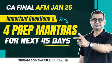 CA Final AFM - Nog 45 dagen - 4 mantra