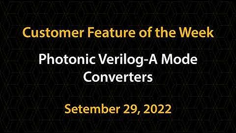 New Photonic Verilog-A Mode Converters