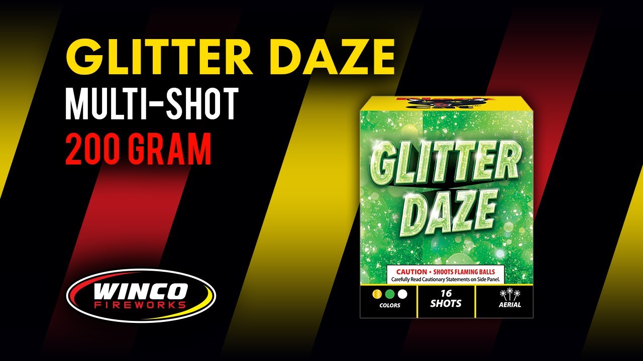 Glitter Daze by Black Cat Fireworks 24/1 MEBCC602 - YouTube