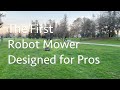 NEXMOW Wirefree Robot Lawnmower, the future of commercial landscaping
