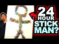 Drawing a STICK-MAN for 24 HOURS? The most DETAILED STICK-MAN EVER!