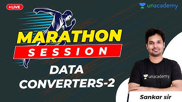 Data Converters - 2 (Digital Electronics) | GATE 2021 Exam | Marathon Session | By Sankar Sir