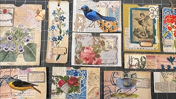 Craft with me #whatsinmybox | Random ephemera making session EP 02