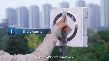 How to Use Video WINBOT W2 - How to clean