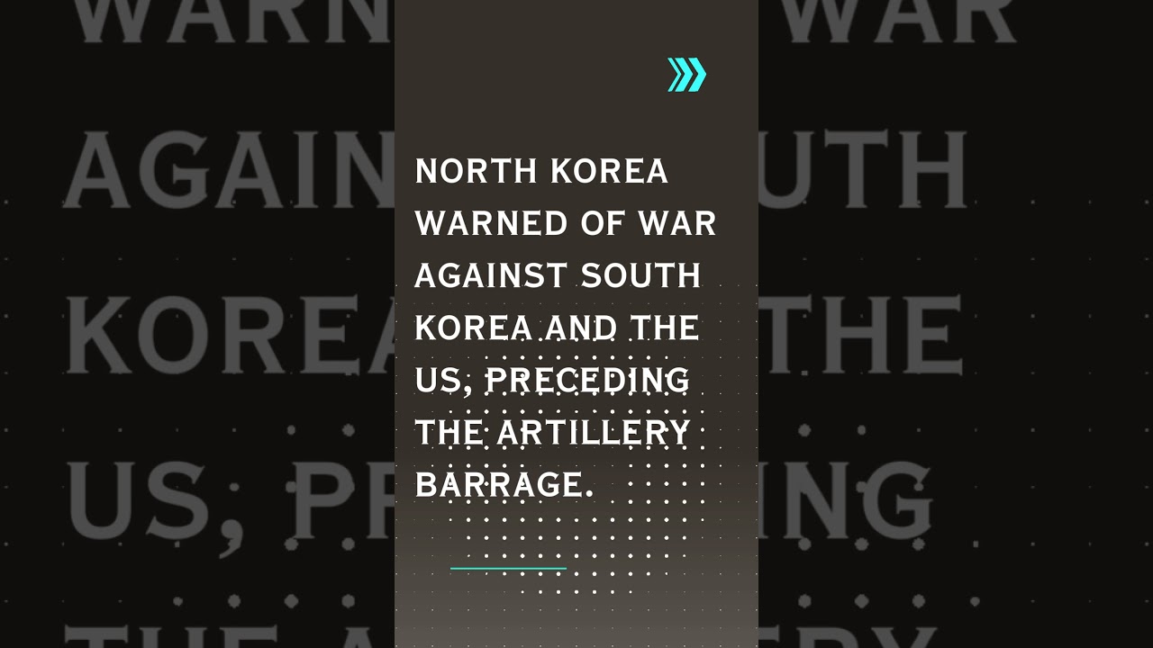 Tensions Escalate: South Korea Evacuates Citizens as North Unleashes Artillery Barrage