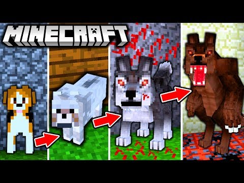 WERWOLF LEBENSZYKLUS in Minecraft - Vom HUND zum UNGEHEUER!