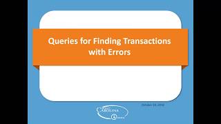 Connectcarolina Finding, Understanding, And Resolving Errors