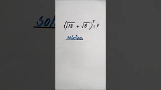 Square Root Simplification | Radial Problem #ytshorts #matholympiad #shorts #viralshorts