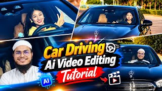 Trending Car Driving Ai Video Editing prompt | trending Mercedes car driving AI video kaise banaye￼