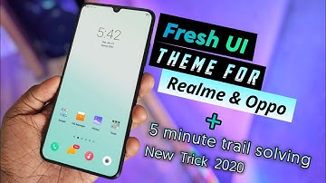 Fresh UI theme for Realme and Oppo mobile.