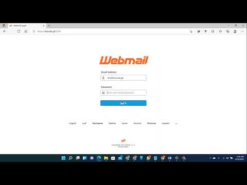 How to access your e-mail using Webmail