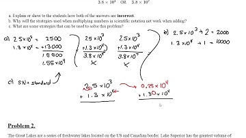 8th Grade Math - Unit 1, Lesson 14 Anchor Problems