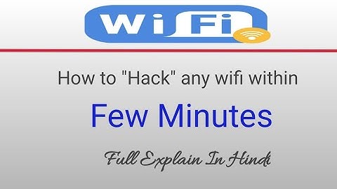 How to "HACK" Any "WIFI" in just few minutes. Easy to use method . WIFI Hacking Series Part - # 1 #