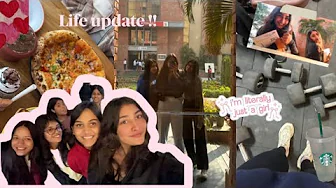 A day in my life as a Upes student ✨ | Life update |  last year memories | friends & fun 🎀