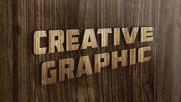 3D wooden text effect | Photoshop Tutorial