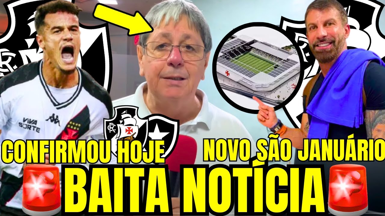 🚨EXCELENTE NOTÍCIA NO VASCO !! NOVO SÃO JANUÁRIO SAIU DO PAPEL !! WELLIGNTON CAMPOS TRAZ AS NOTÍCIAS