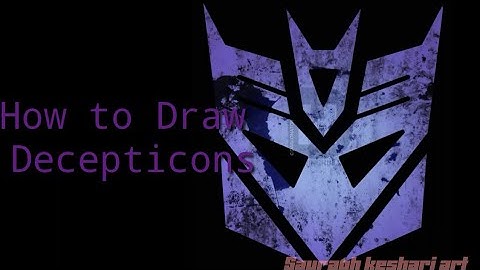 How to Draw Decepticons
