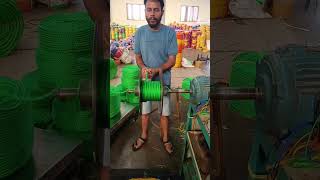 8mm Yellow Rope Bundle Making 🔥 | Fast Rope Bundling Process | Satisfying Work Video