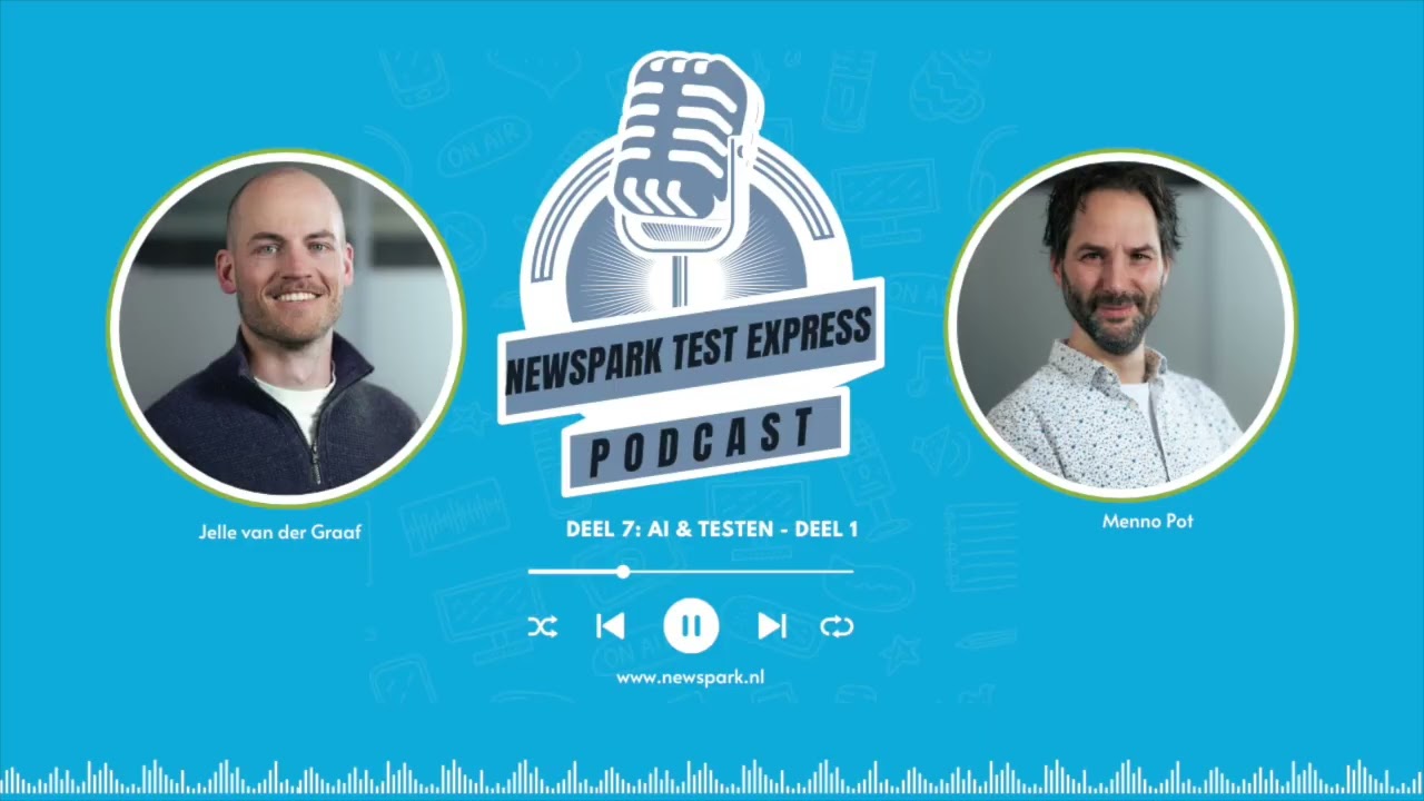 Newspark Test express podcast 7: AI & testen