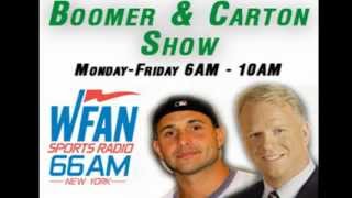 #DaveForCave Visits "Boomer and Carton" on WFAN 660AM and 101.9 FM