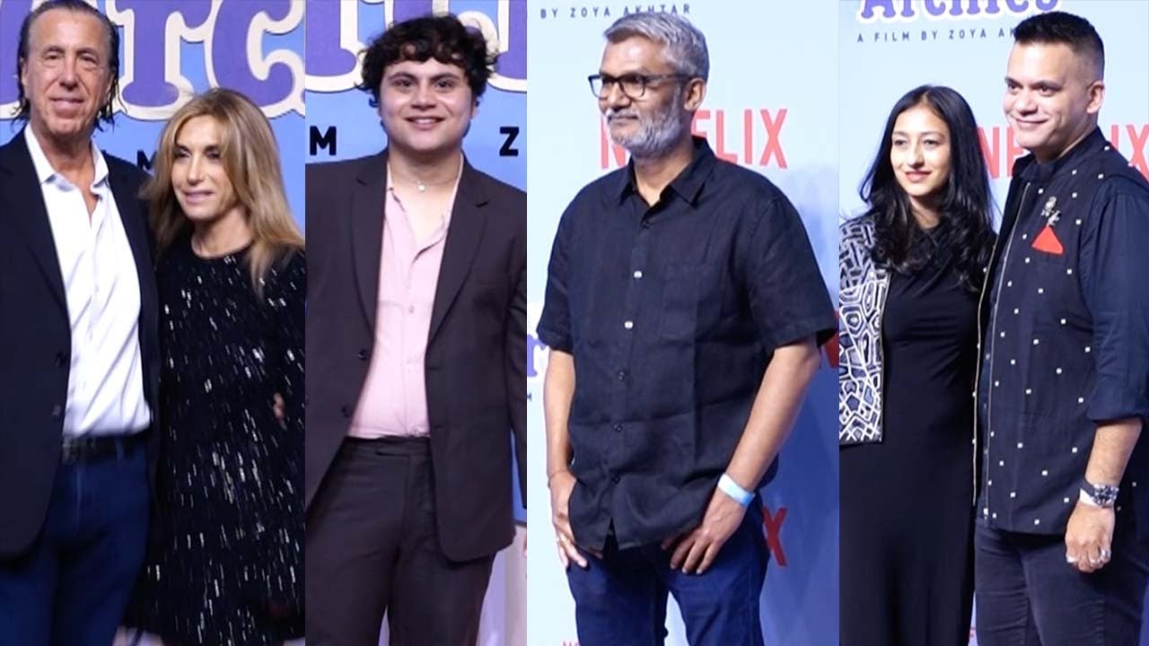 The Archies Grand Premiere: Nitesh Tiwari, John Cold Water Owner of ...