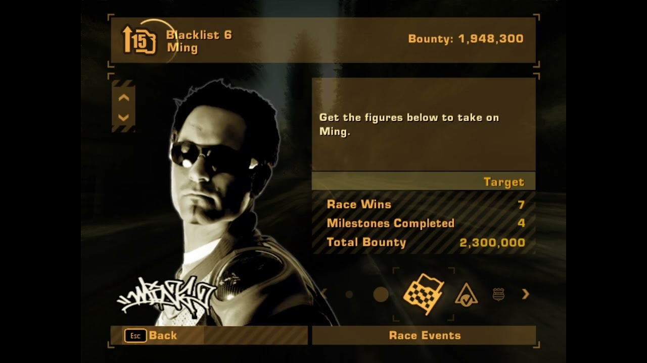 Need For Speed Mosr Wanted 2005 ( Black List 6)