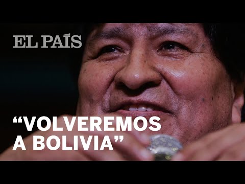 Evo Morales voltará do exílio para a Bolívia logo após a posse do novo Governo 2 EVO Morales asegura que "antes o después" VOLVERÁ a BOLIVIA