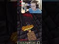 Mining Gold in Minecraft Caves #shorts