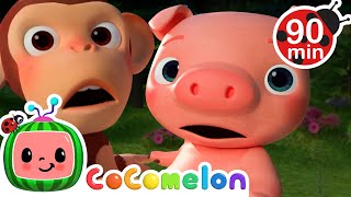 Apples and Bananas 🍎🍌 | CoComelon 🍉 | 🔤 Subtitled Sing Along Songs 🔤 | Cartoons for Kids