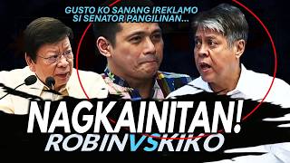 Nagkainitan si Kiko Pangilinan at Robin Padilla sa plenaryo ng senado