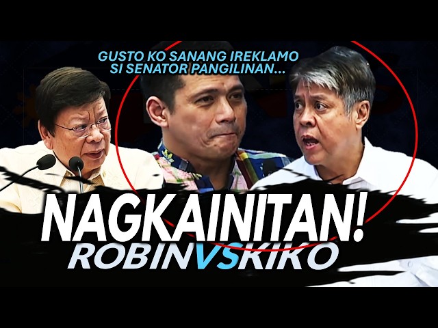 Nagkainitan si Kiko Pangilinan at Robin Padilla sa plenaryo ng senado