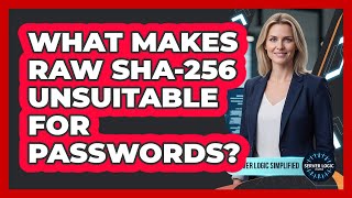 What Makes Raw SHA-256 Unsuitable For Passwords?