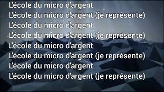 IAM l&#39;école du micro d&#39;argent lyrics