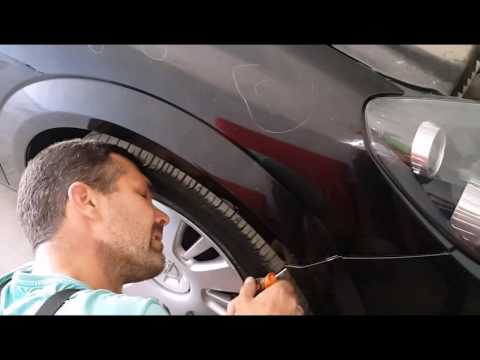 Opel Astra remove the front bumper - Opel Astra  снимаем передний бампер