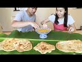 We made "Roti Canai" for breakfast