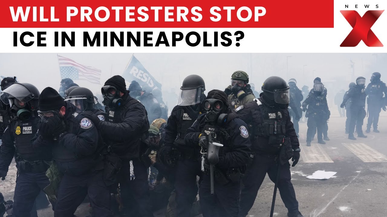 Chaos at Gas Station as Protesters Swarm ICE Vehicles in Minneapolis