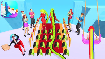 HAIR CHALLENGE 💚💇‍♀️BIG NEW UPDATE All Levels Gameplay Walkthrough iOS, Android (Max Level 75-76)