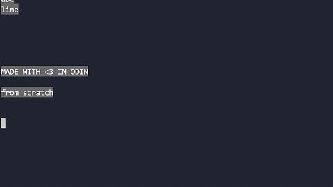Pico - a tiny text editor (Part 2) - Screen Space Transforms