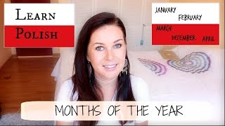 How To Say  Months of the Year in Polish // January  December