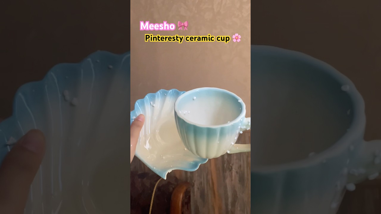 Meesho Pinteresty ceramic cup haul part 2 🌸