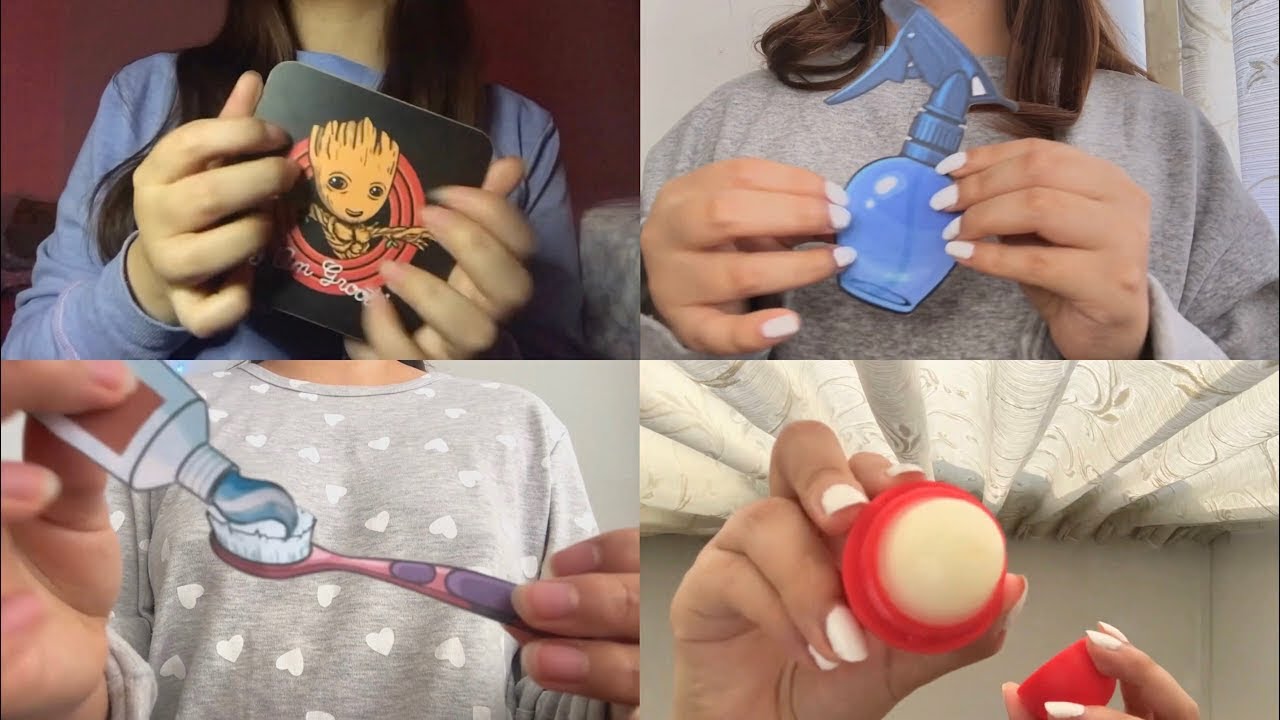 asmr going your haircut, your makeup, brushing your teeth and more COMPILATION 
