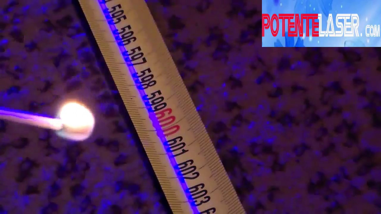 Ultra Fuerte Puntero Laser 20000mW Azul Impermeable Quema  Fósforos