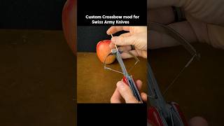 Shooting the Custom Crossbow SAK #edc #swissarmyknife #customsak
